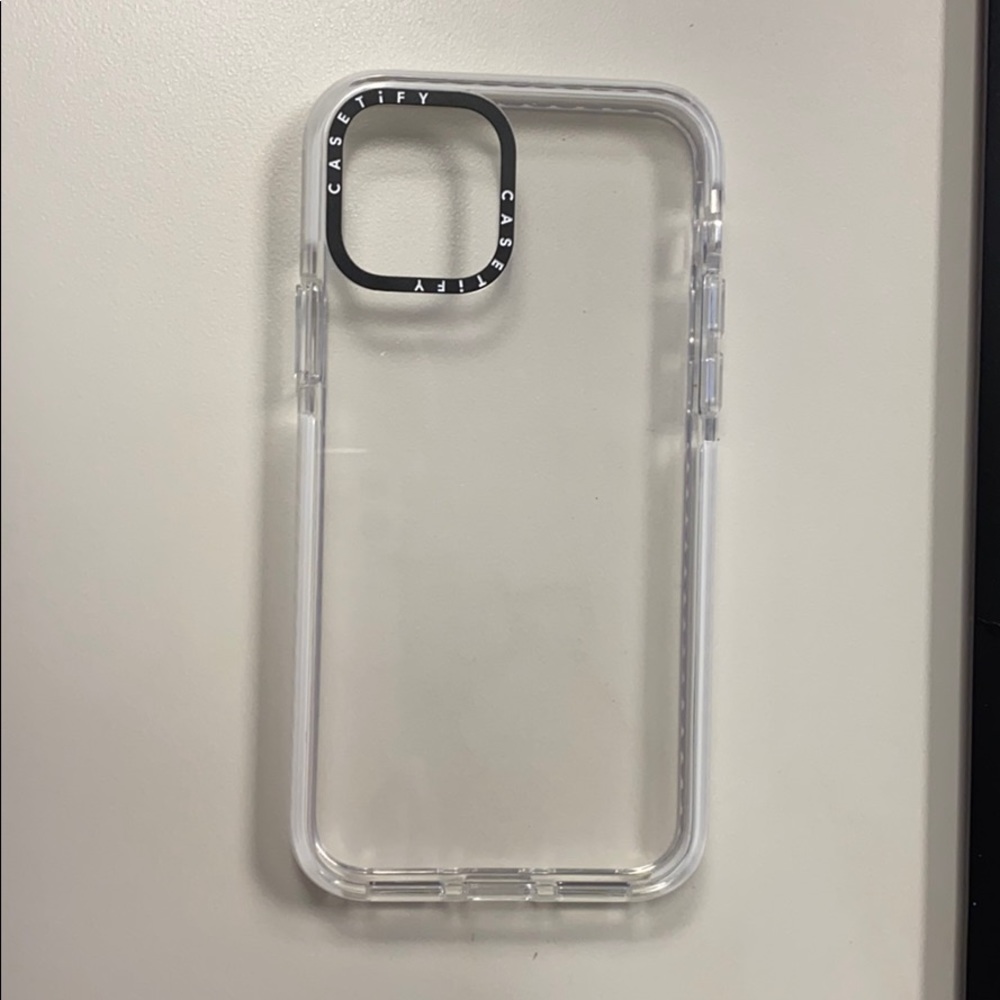 Casetify iPhone 11 Pro clear impact case